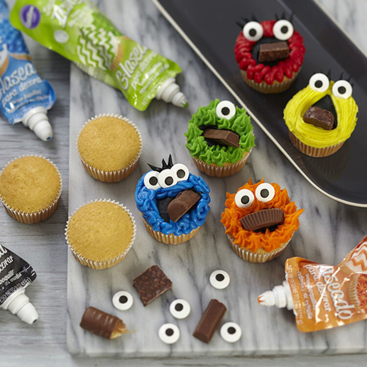 Monster Mouthful Cupcakes - Wilton