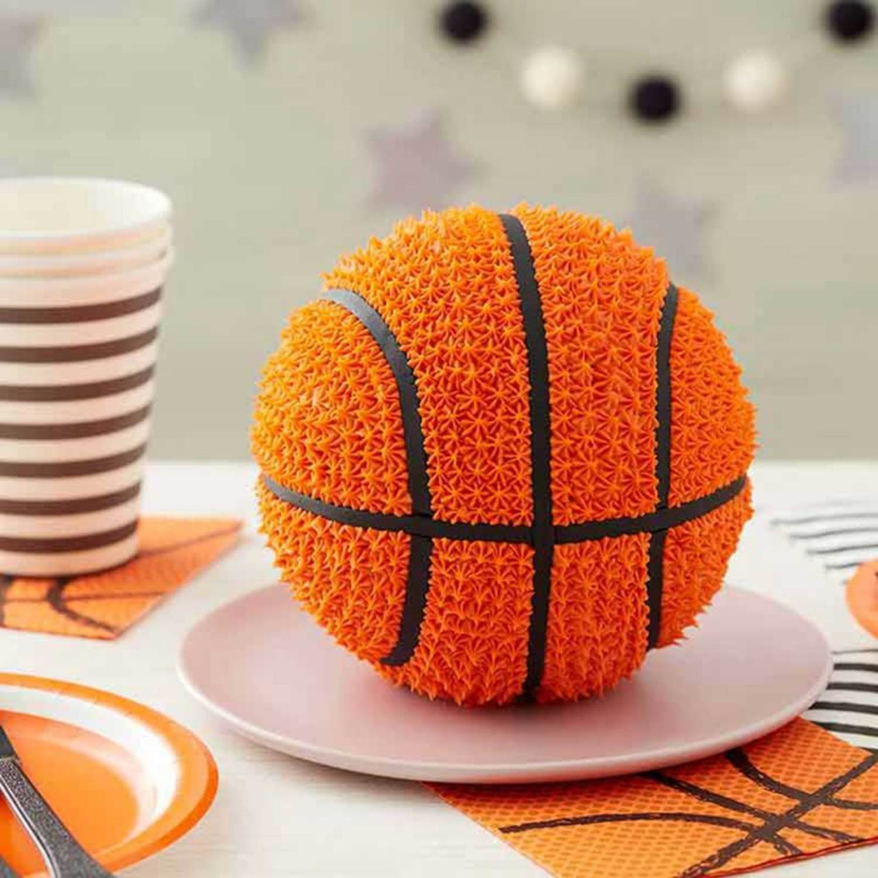 Basketball 'Flame' Cake Decoration online bestellen | Party Spirit