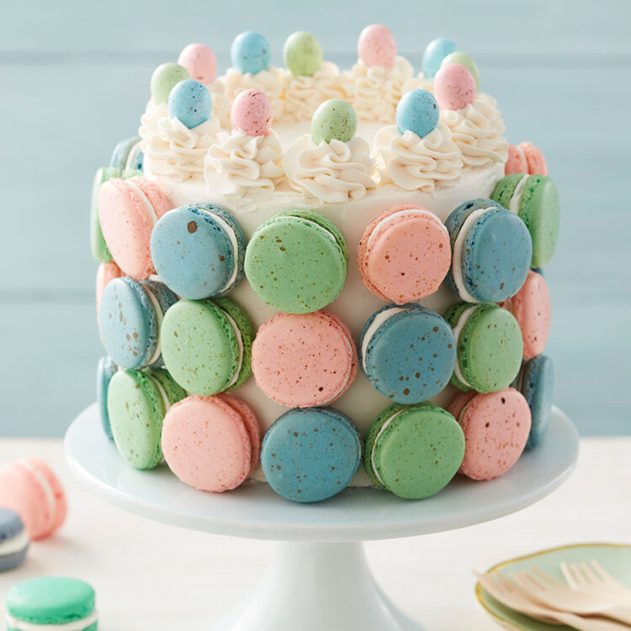 Marie Antoinette Macaron Cake - Posh Little Designs