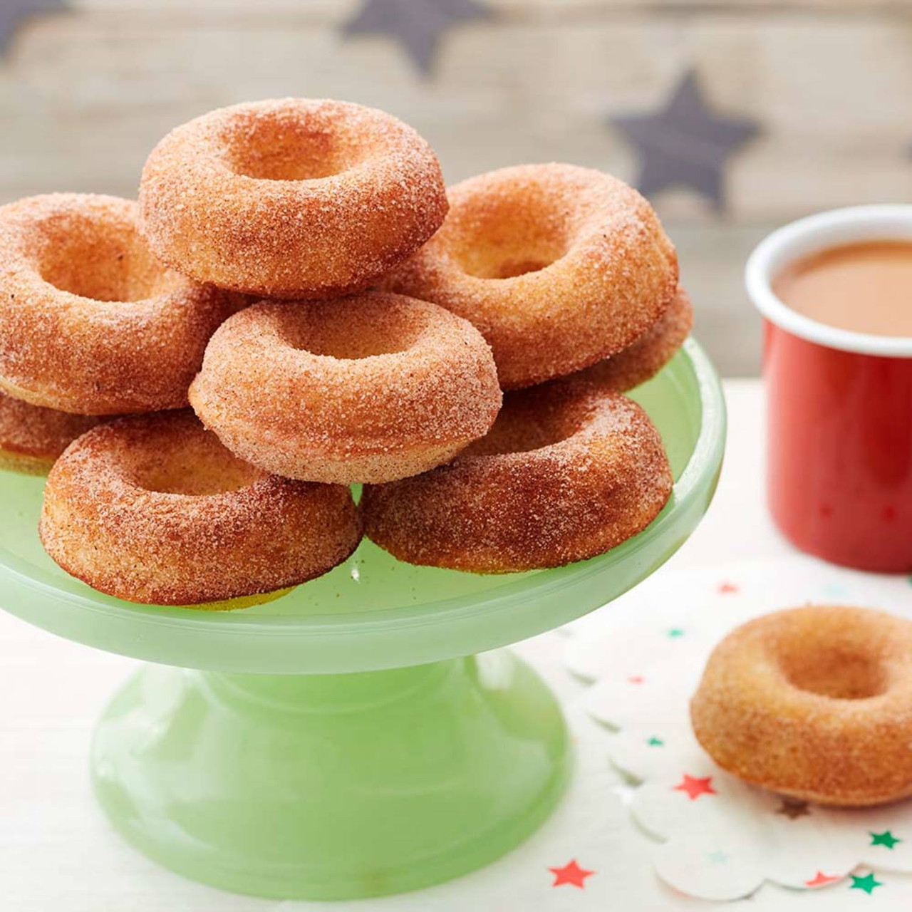 Cinnamon Sugar Baked Cake Donuts Wilton 6061