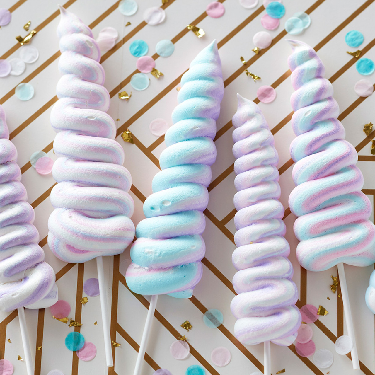 Meringue Unicorn Horns - Wilton