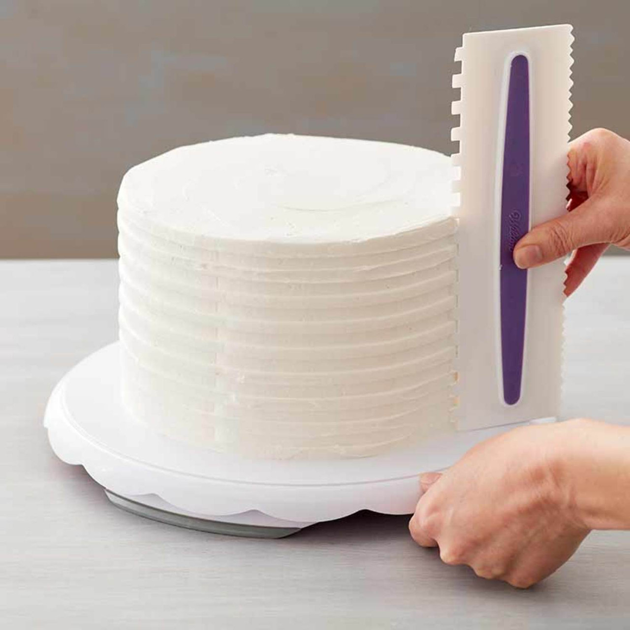 Quick Tip: Old Credit Card Makes A Cake-Decorating Comb :: Southern Savers