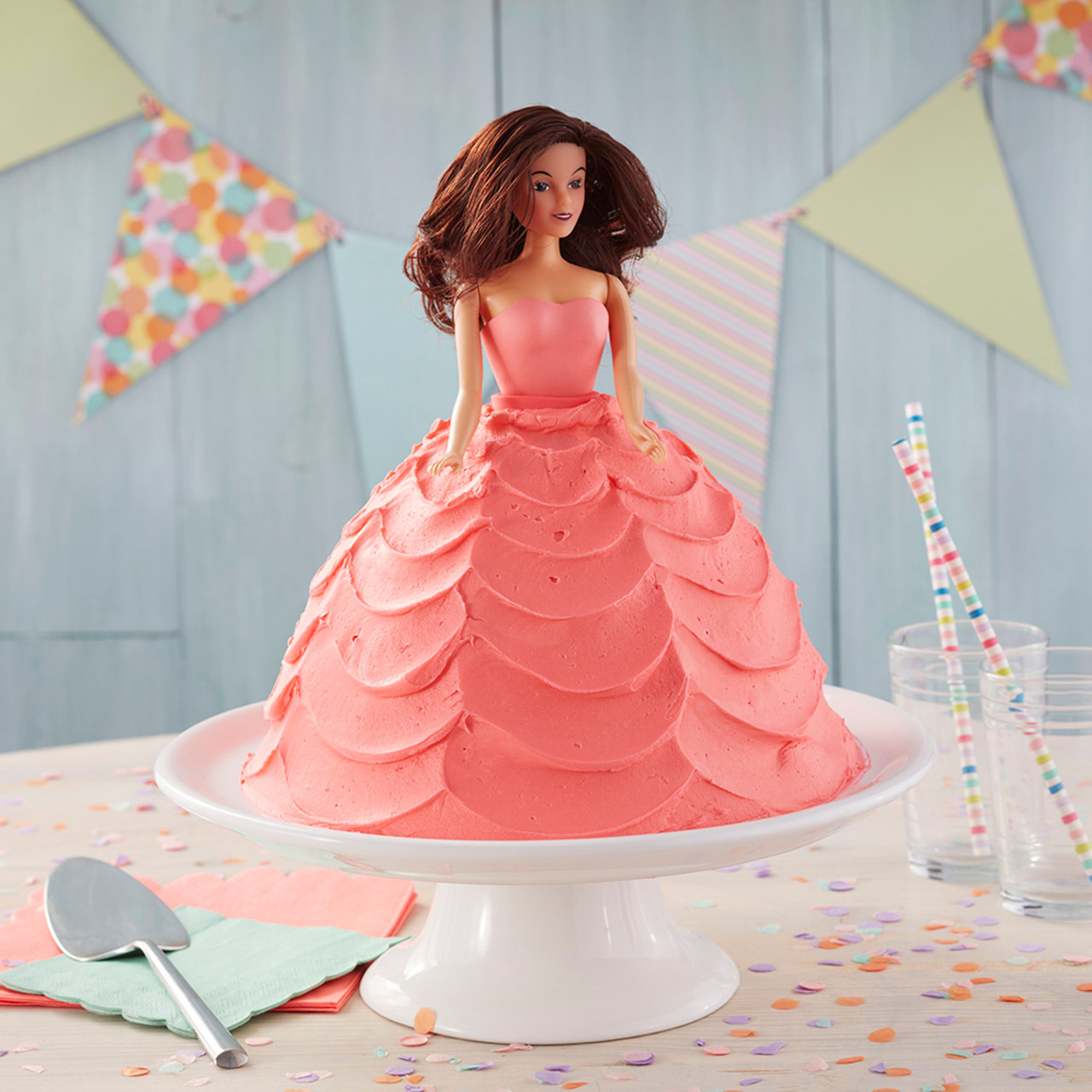 Doll Dress Cake - READ ITEM DESCRIPTION AT BOTTOM OF PAGE – Artfetti Cakes