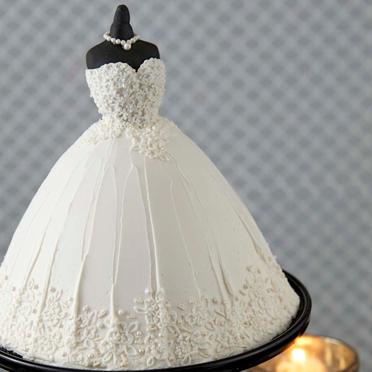 ★GANISONG★ Bridal Layerd Wedding Cake Dress_white Elegant Wedding Dress Cake - Wilton