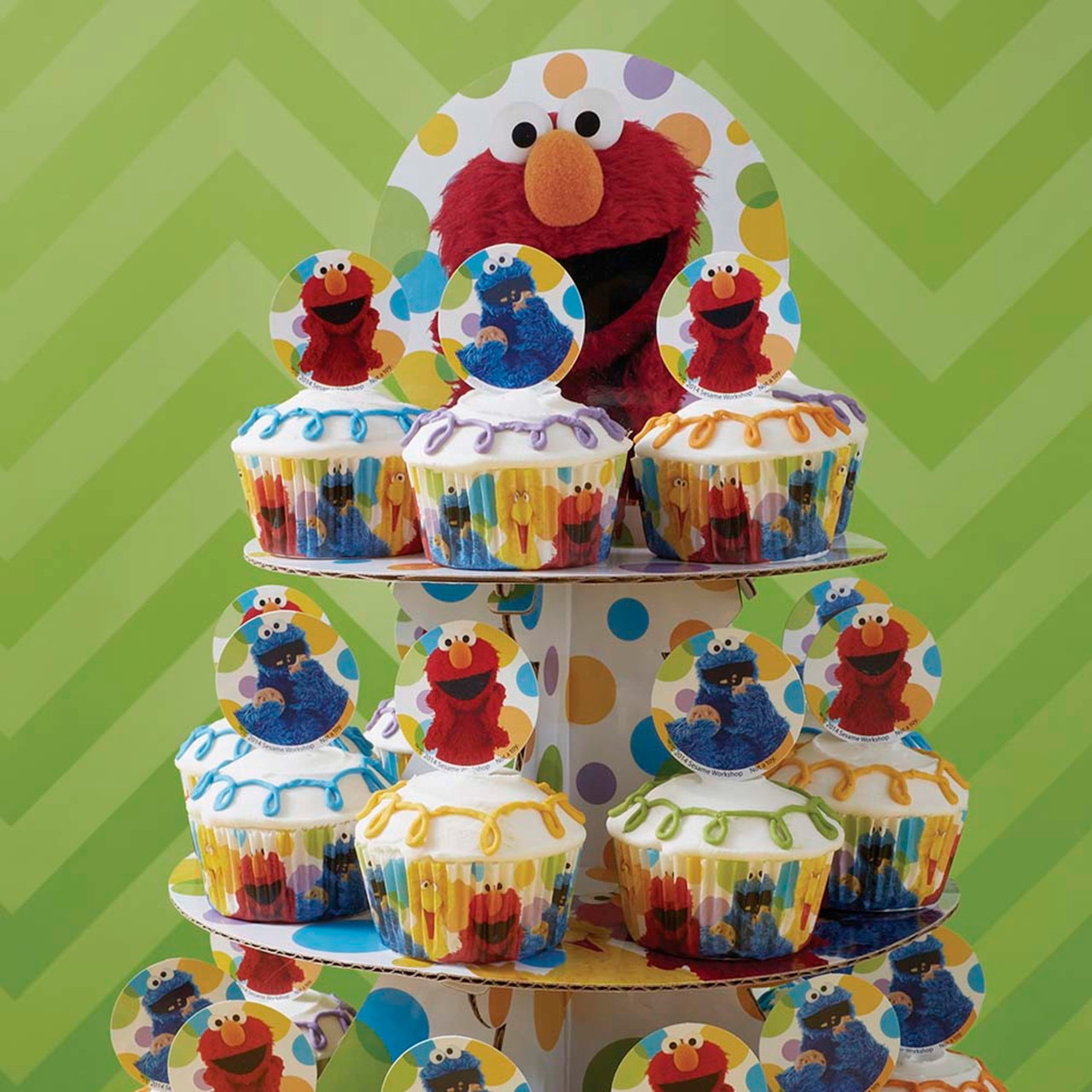 How to make a Sesame Street smash cake and cupcakes - Chickabug