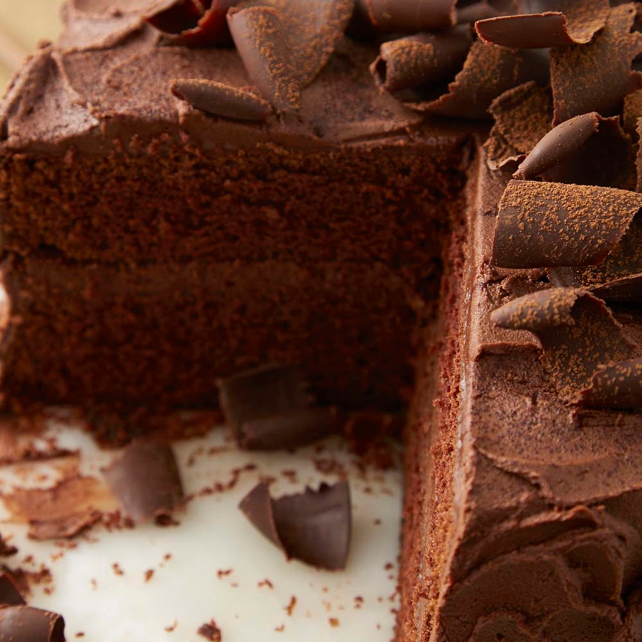 love in Hearts Chocolate Cake - Tasty Treat Cakes