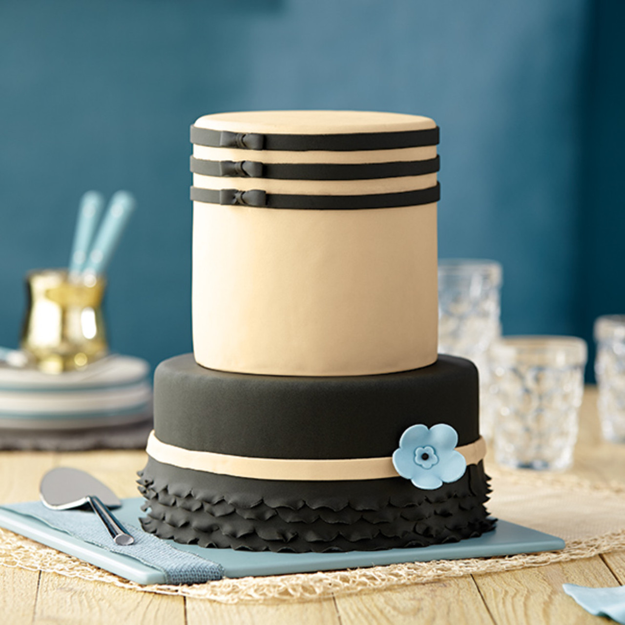 Black Tie Formal Cake - Wilton