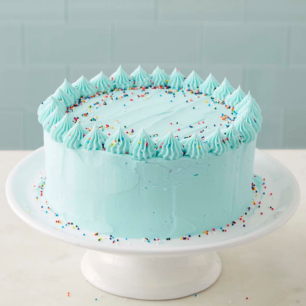 Shades of Blue Sheet Cake - Montilio's Bakery