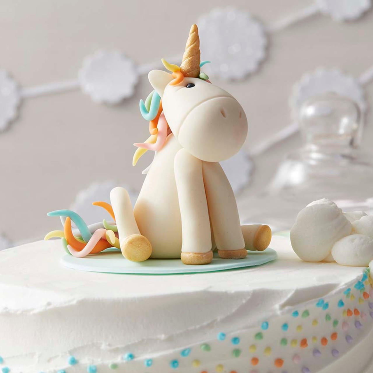 Rainbow Unicorn Birthday Cake