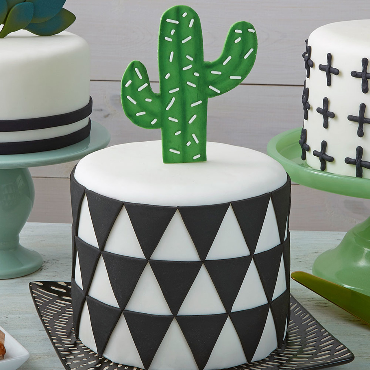 3D Cactus cake | Cactus cake, Savoury cake, Succulent cake