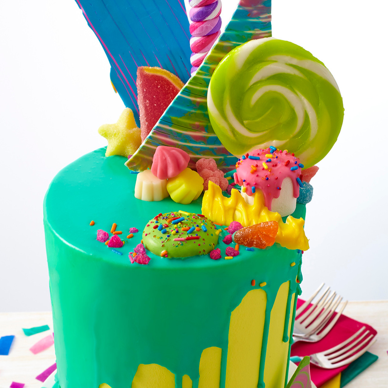 Candyland Birthday Cake – Cookie Momster House