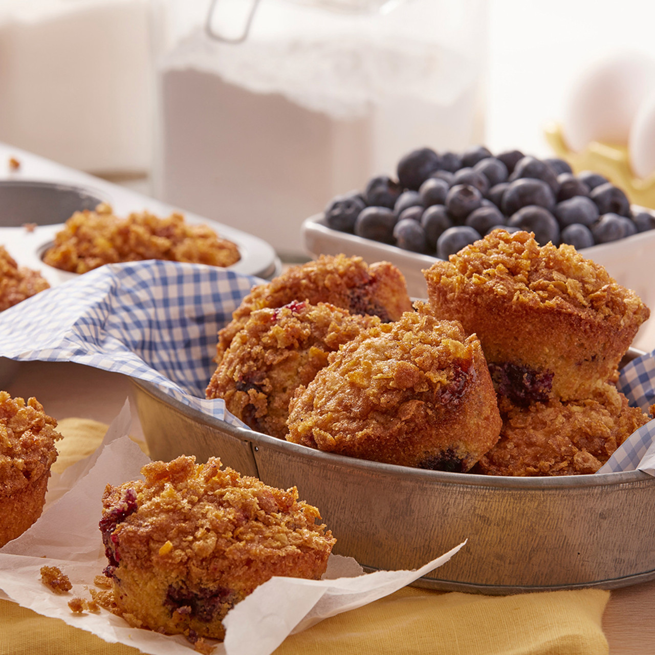 Blueberry Cornmeal Muffins Wilton