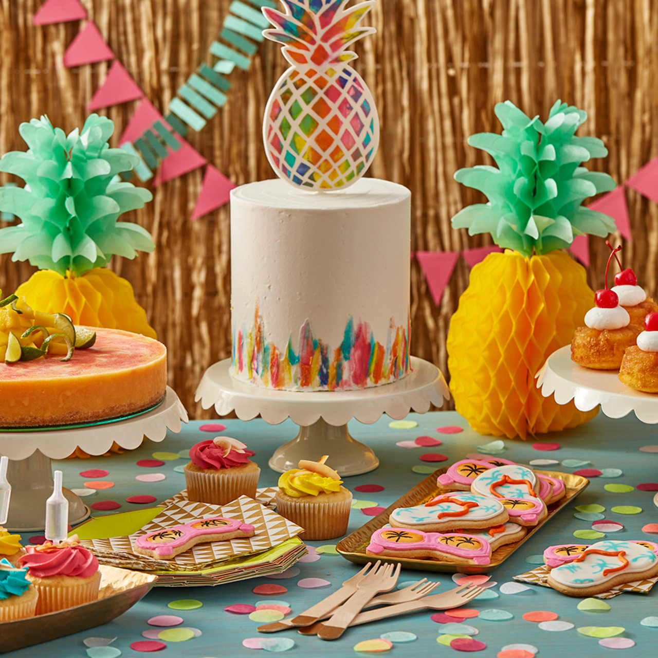 Pineapple Cake – Extravagant Kid's Birthday Cake – Crafty Epicurean