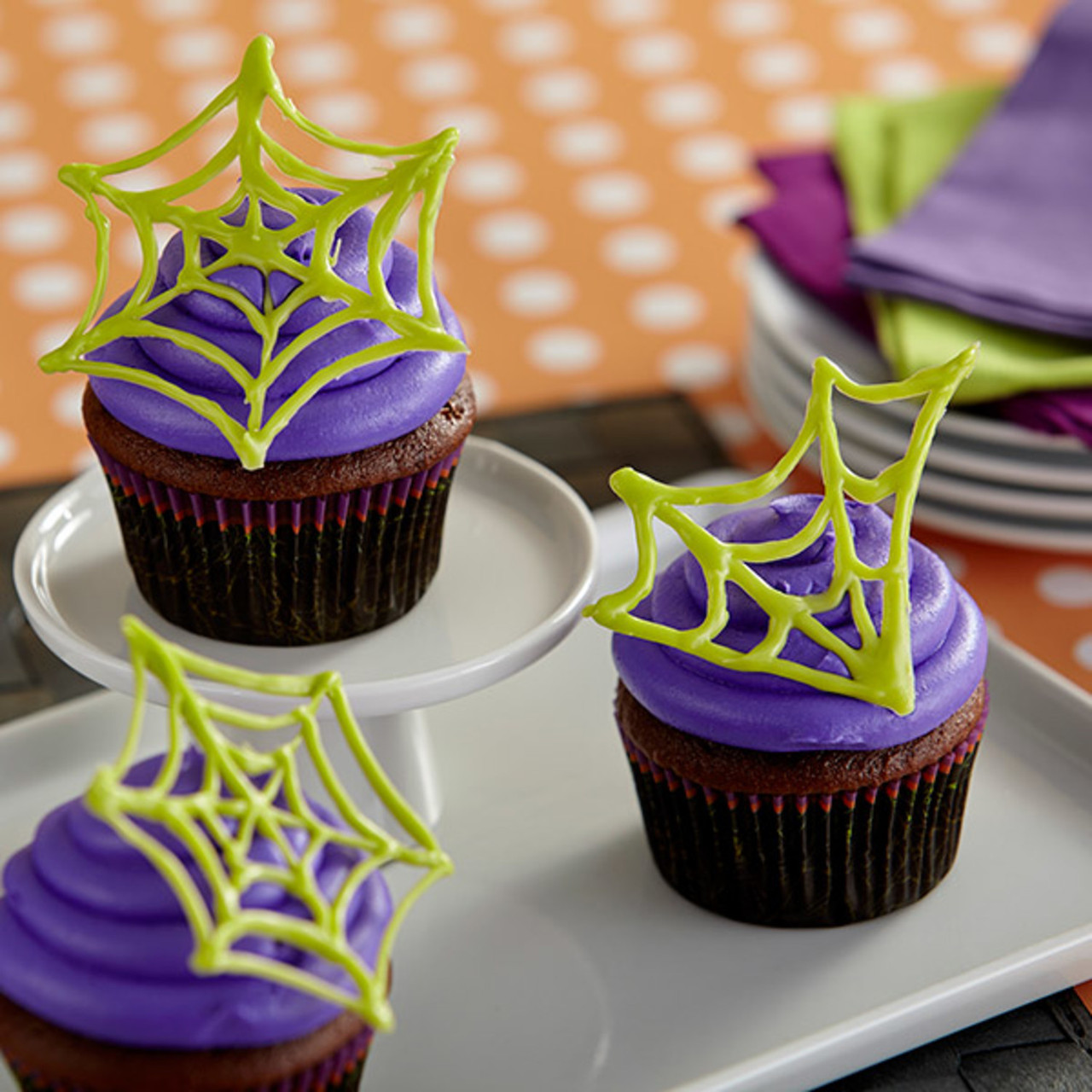 Buy M&M Spiderweb Chocolate Cupcake Kit - 11.68 OZ Spooky Themed