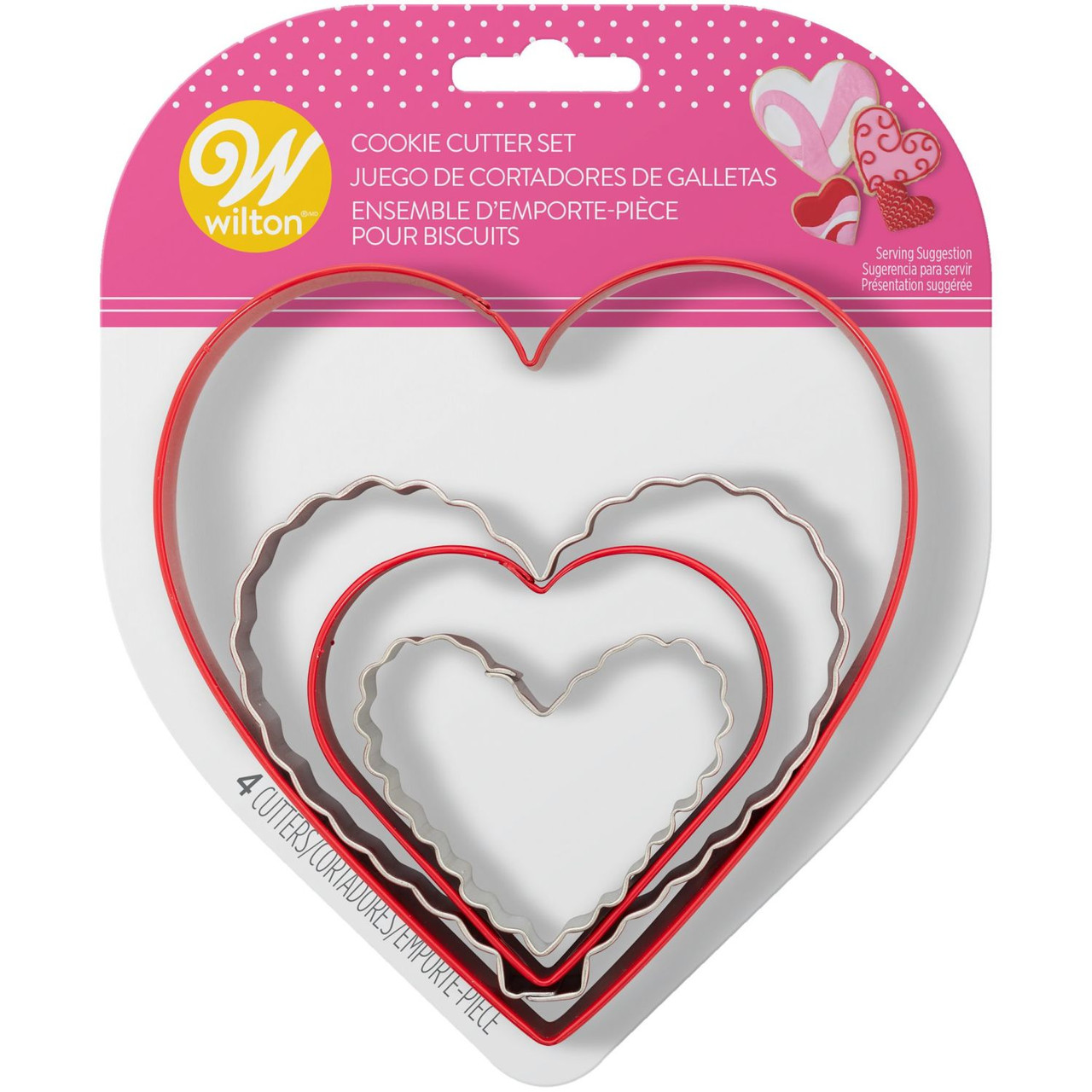 Wilton Nesting Heart Cookie Cutters, Set of 4