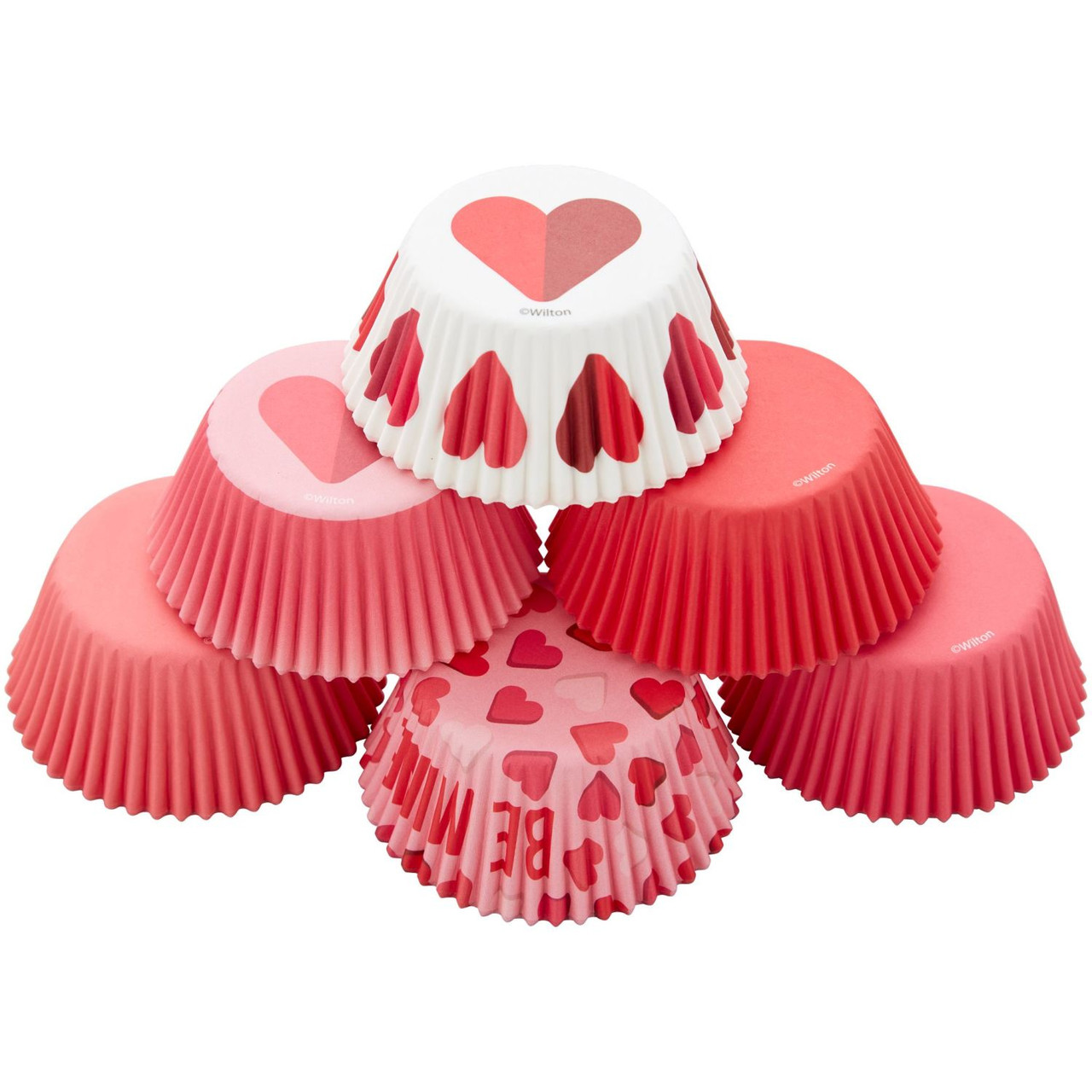 MINI Foil Cupcake Liners / Baking Cups – Red – Cake Connection