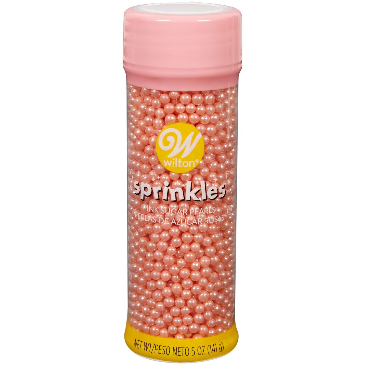 Sugar Pearl Sprinkles, Pastel Pink, 5 oz. - Wilton