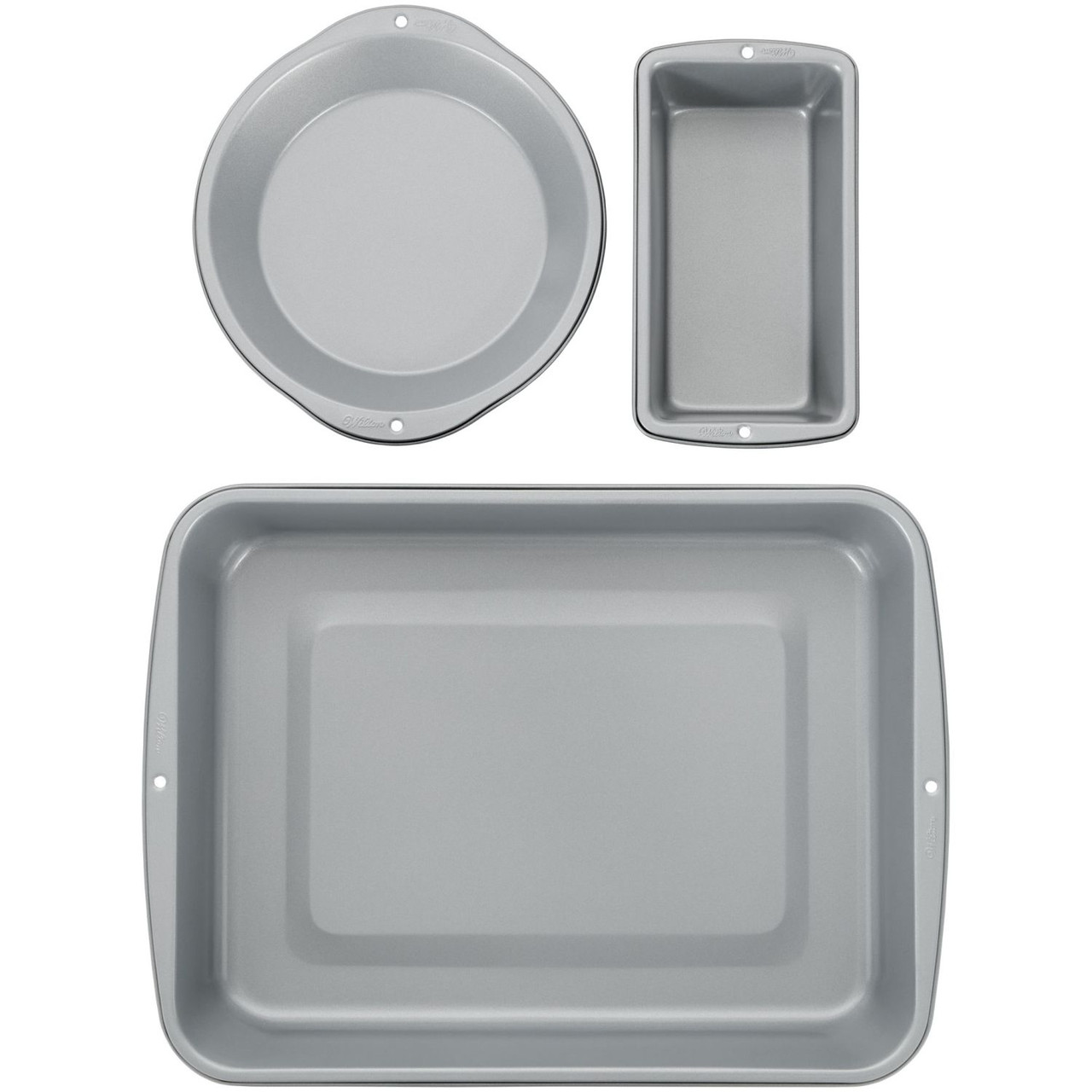 Wilton Recipe Right Cookie Sheet Set, 3-Piece Non-Stick Baking Sheets