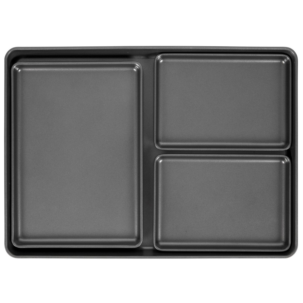 Small Baking Sheet 2 Pack, Shinsin 8 Inch Nonstick Baking Pans for Oven  w/Rimmed Border, Professional Reusable Baking Trays for Toaster Oven