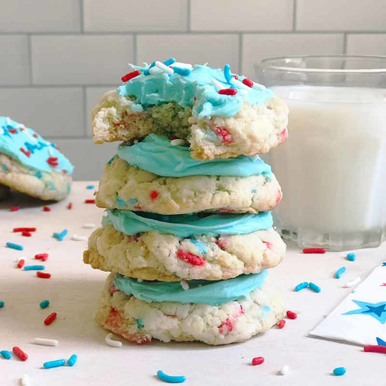 Confetti Cake Batter Cookies Wilton