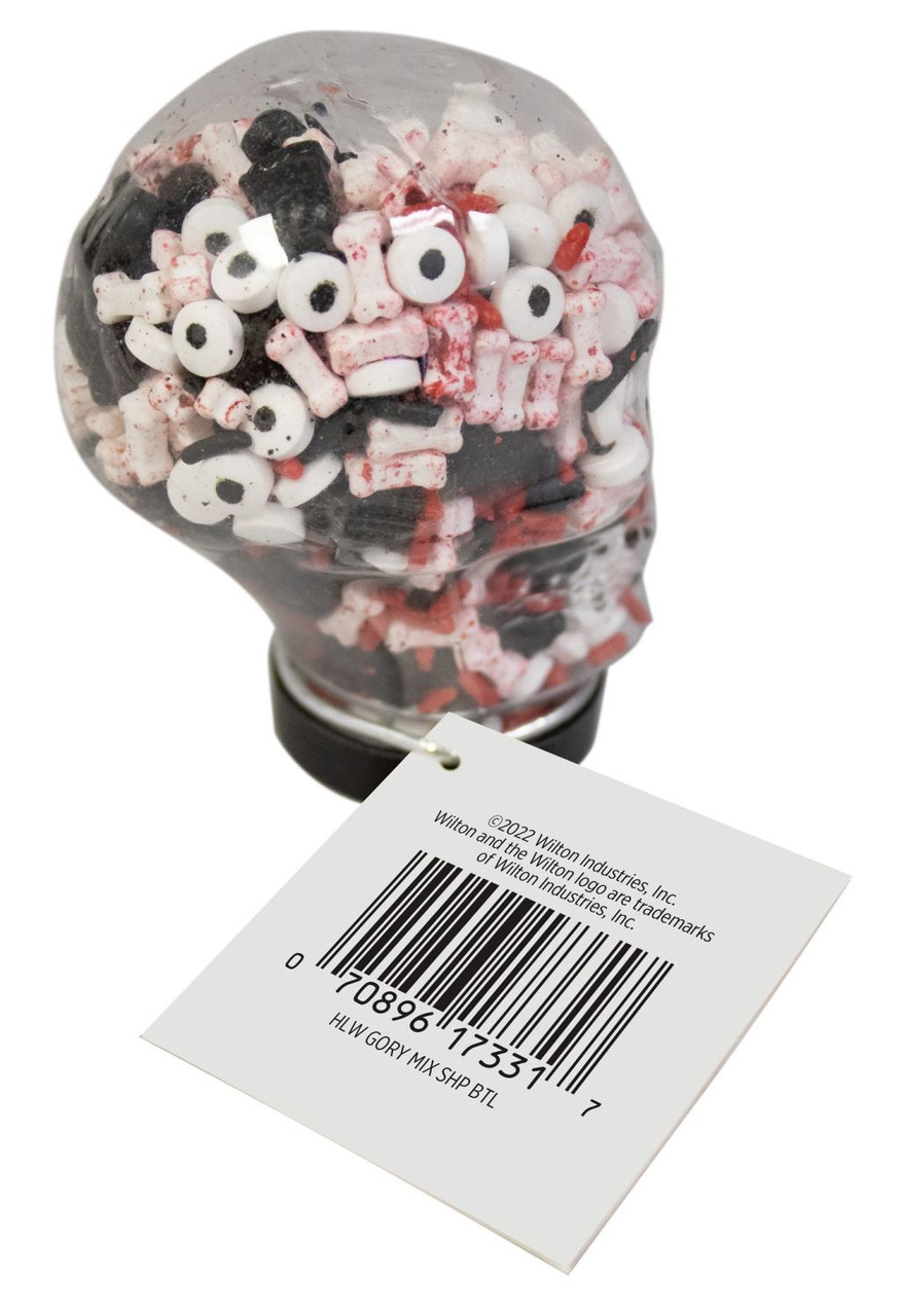 White Skull Halloween Polymer Sprinkles, Spooky Faux Sprinkles, Polyme –  Happy Kawaii Supplies