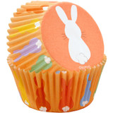 Colorful Easter Bunny Paper Spring Easter Cupcake Liners, 75-Count