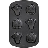 Halloween Ghost and Pumpkin Mini Cake Pan, 6-Cavity