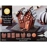 Ready-to-Build Spooky Shack Chocolate Cookie House Kit, 11-Piece