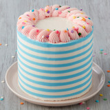 Confetti of Fun Striped Cake