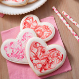 Valentine's Day Heart Sugar Cookies