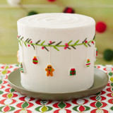 Cute Christmas Garland Cake