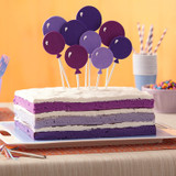 Purple Naked Birthday Cake