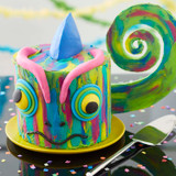 Colorful Chameleon Cake