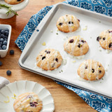 Blueberry Cookies with Lemon-Rosemary Glaze
