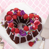 Valentine's Day Heart Chocolate Pound Cake