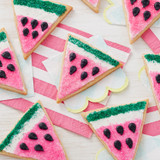 Slice of Watermelon Cookies