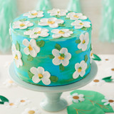 Summer Blooms Buttercream Flower Cake