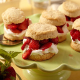 Strawberry Basil Shortcakes