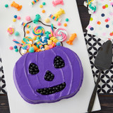 Trick-Or-Treat Candy Bucket Cake