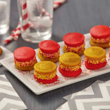 Red and Gold Mini Whoopie Pies