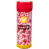 Red, Pink and White Micro Hearts Sprinkles, 3.66 oz.