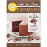 Milk Chocolate-Flavored Premade Fondant for Cake Decorating, 24 oz.