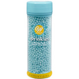 Blue Sugar Pearls - Add a Touch of Elegance with Blue Pearl-Shaped Sprinkles for Special Occasion Cakes, Cupcakes, Cookies or Molded Candies, 5-Ounce