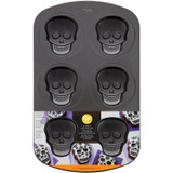 Mini Skull Cake Pan, 6-Cavity