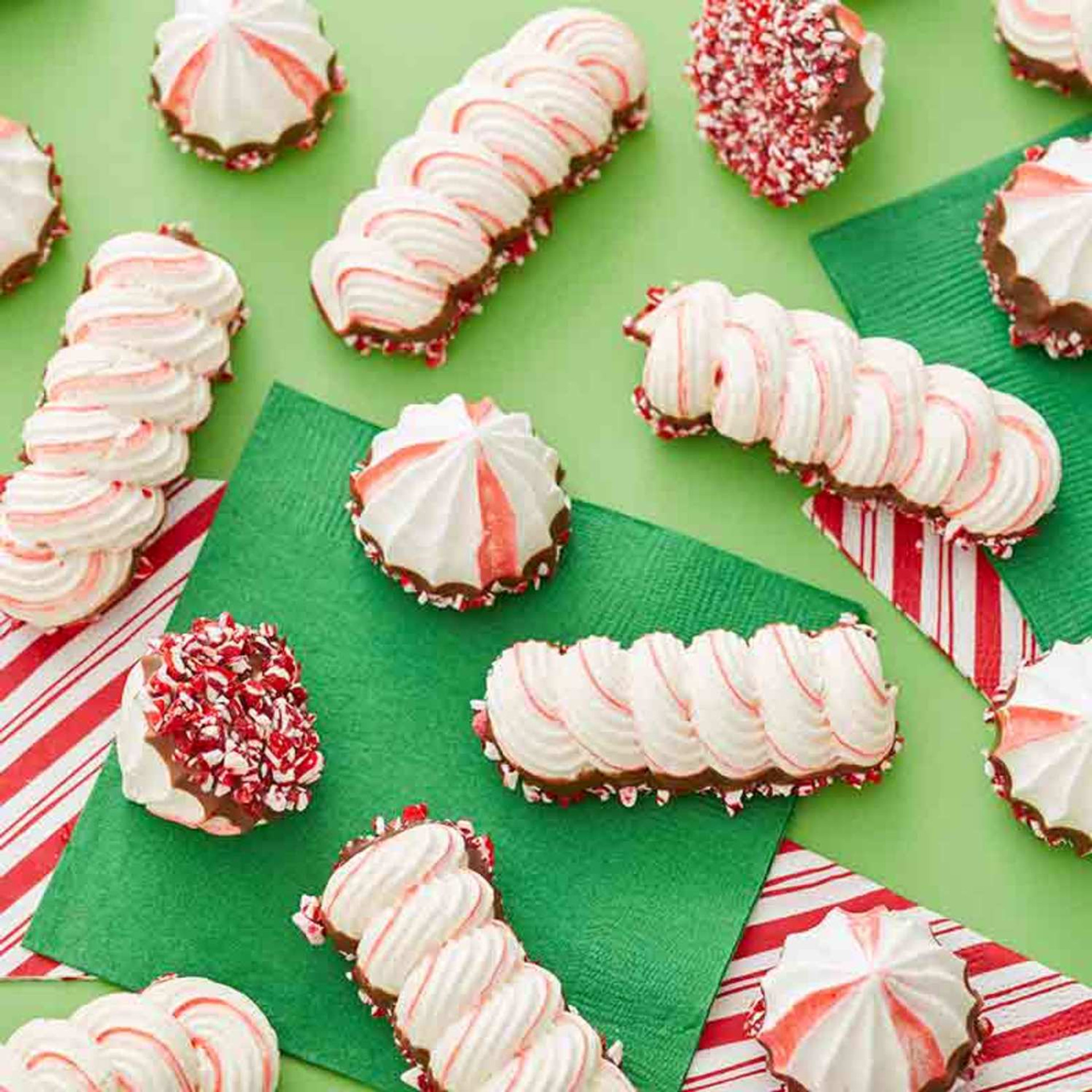 Peppermint Meringues Wilton