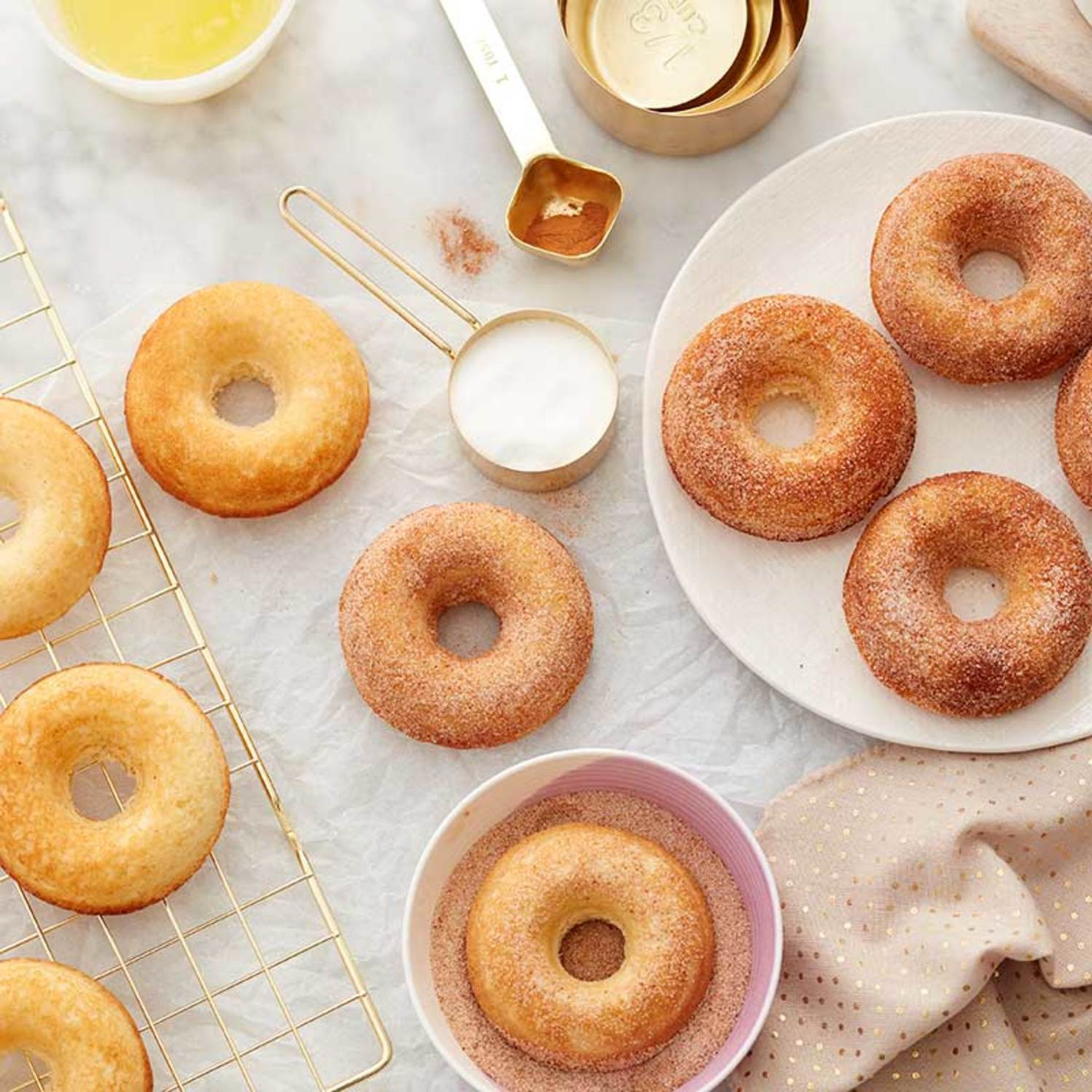 Homemade Baked Cake Donuts Wilton 7423