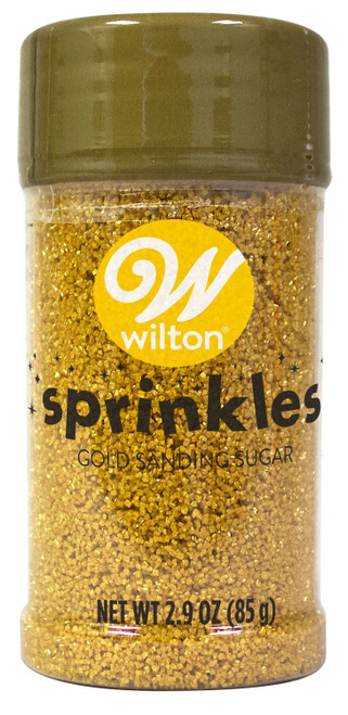 返金Sugar Gold Sanding Sugar, 2.9oz. - Wilton