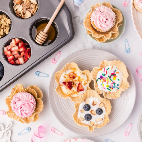 Wilton-Ramona Cruz Peters-Sweet and Savory-Cupcakes-Yogurt-Protein Waffle Cones-Baby-Showers-15.jpg|1