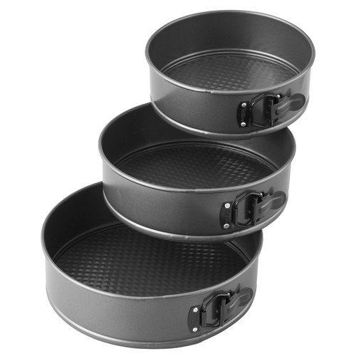 3-Piece Perfect Results Premium Nonstick Springform Pan Set, (8, 9 and 10-Inch)