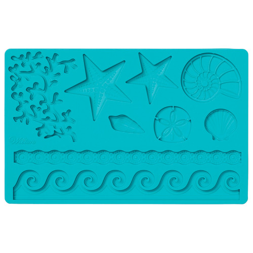 Silicone Sea Life Fondant and Gum Paste Mold - Cake Decorating Supplies